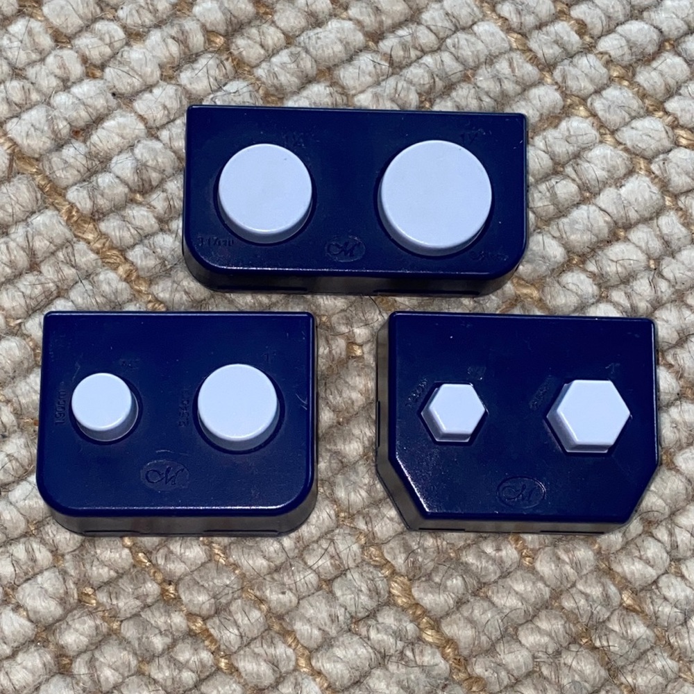 3pc Creative Memories Paper Punches